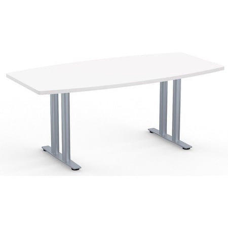 Special-T Table, BoatShaped, T-Base, 72inx36in, WE SCTSIENTL3672DW